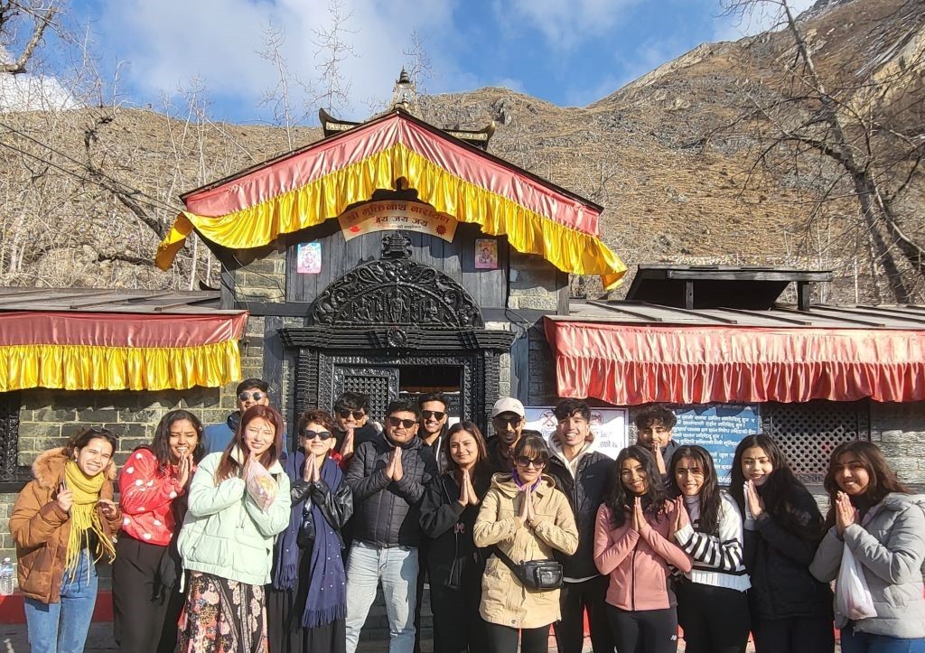 Muktinath Temple visit during ACCA programme excursion