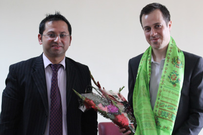 Professor Dr. Nicholas Wilton visits The British College