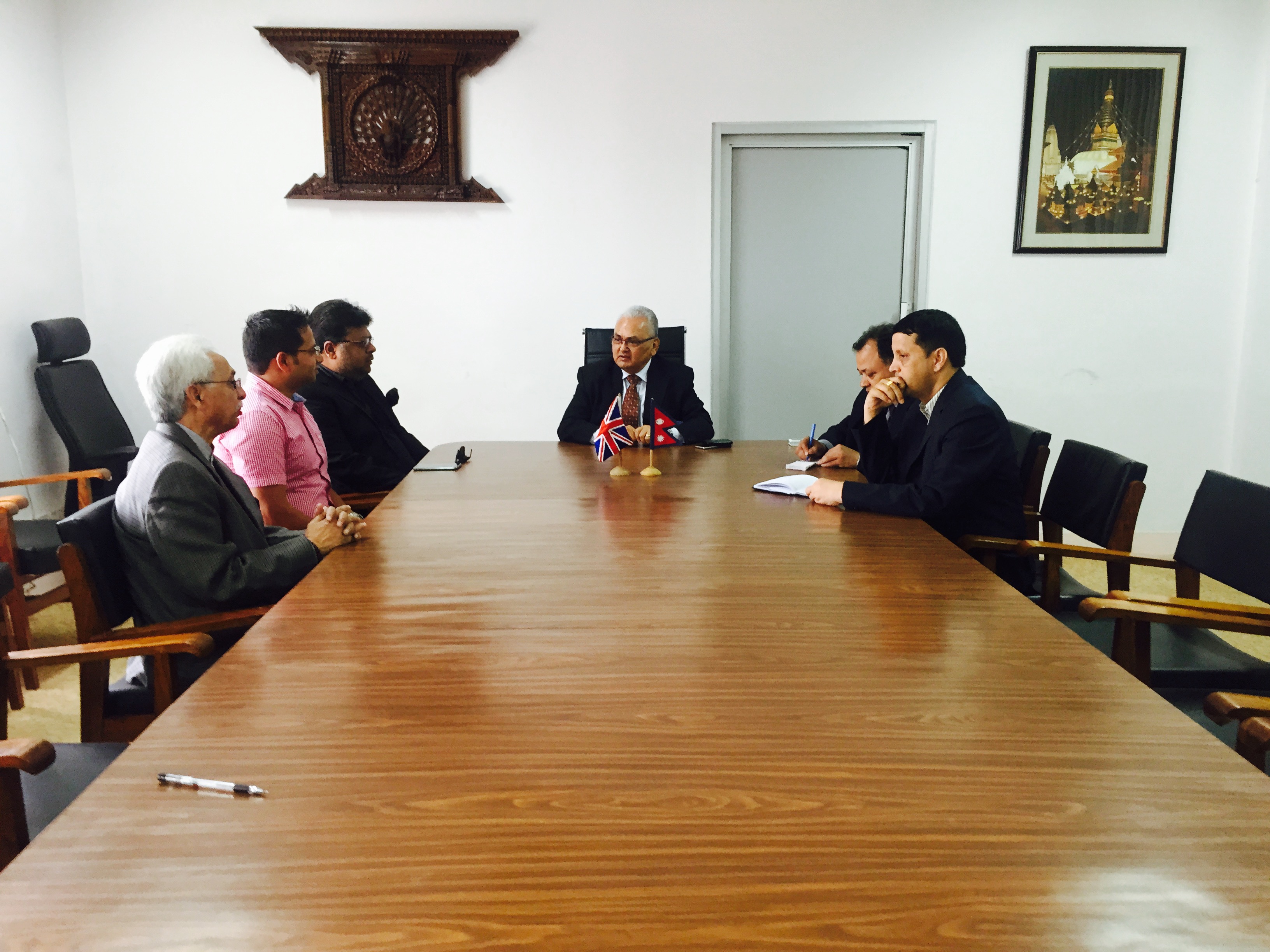 Meeting with Foreign Minister of Nepal