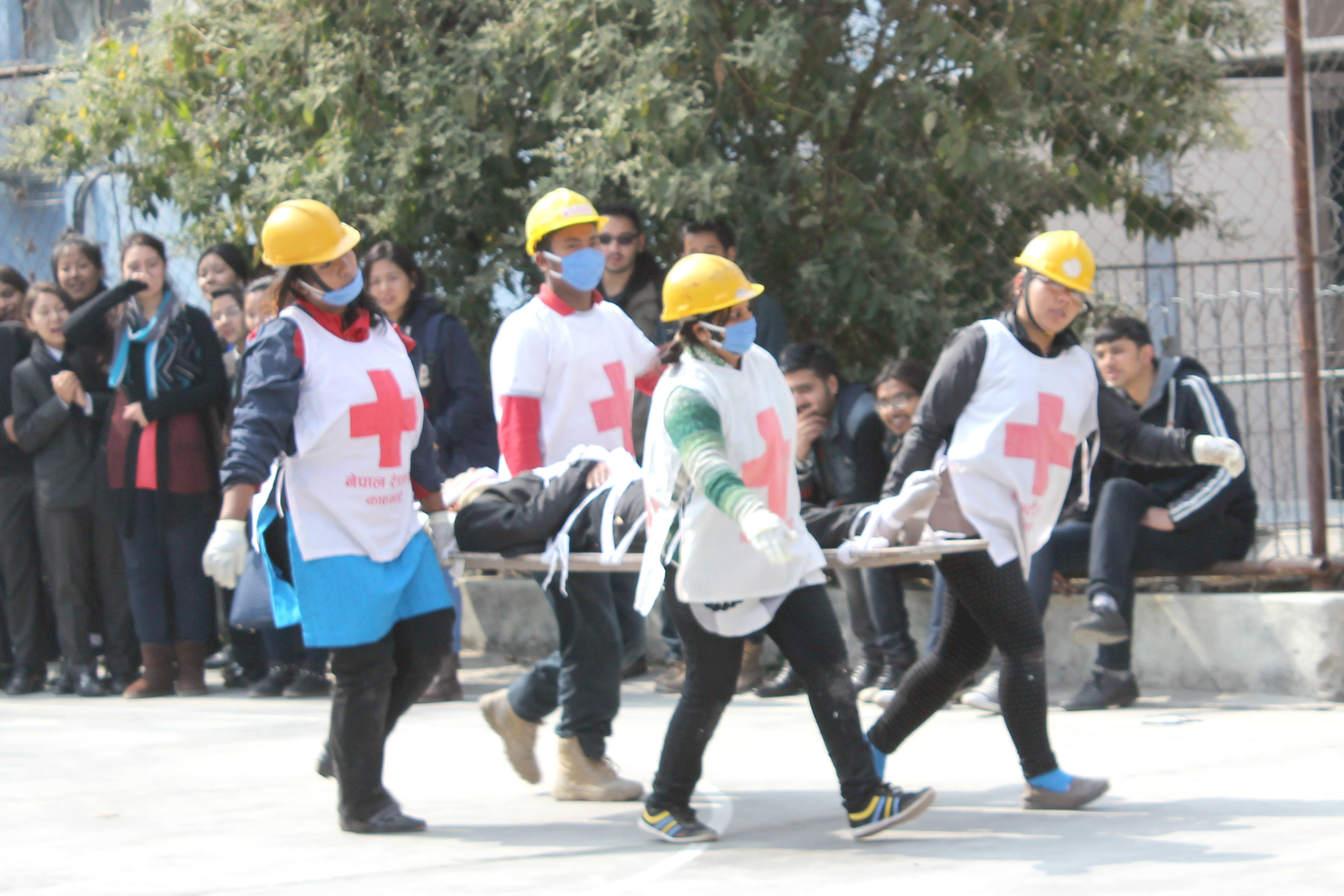 Earthquake Drill at TBC