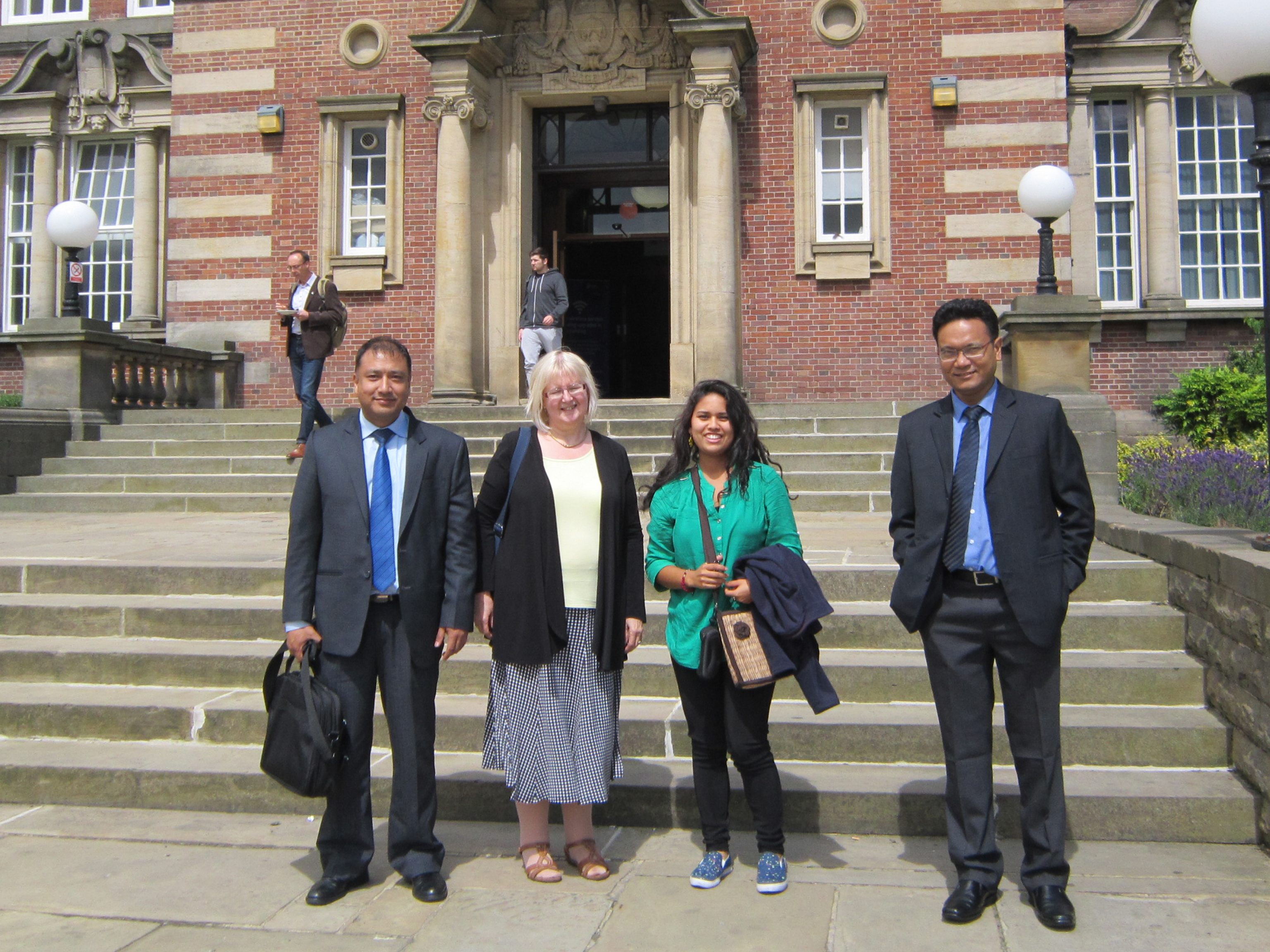 TBC student visits the Leeds Beckett University campus 