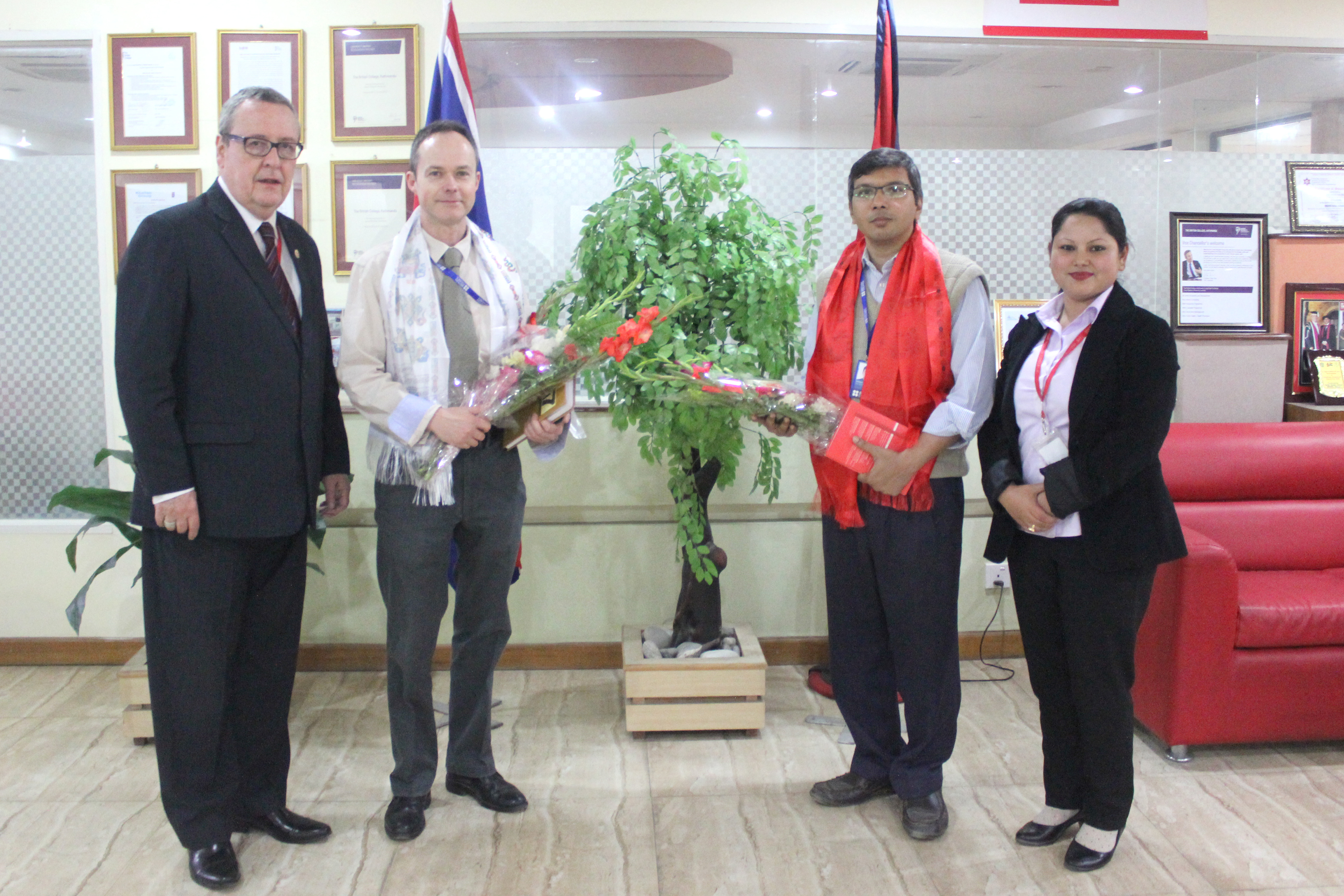 British Council, Nepal visit to British Model College