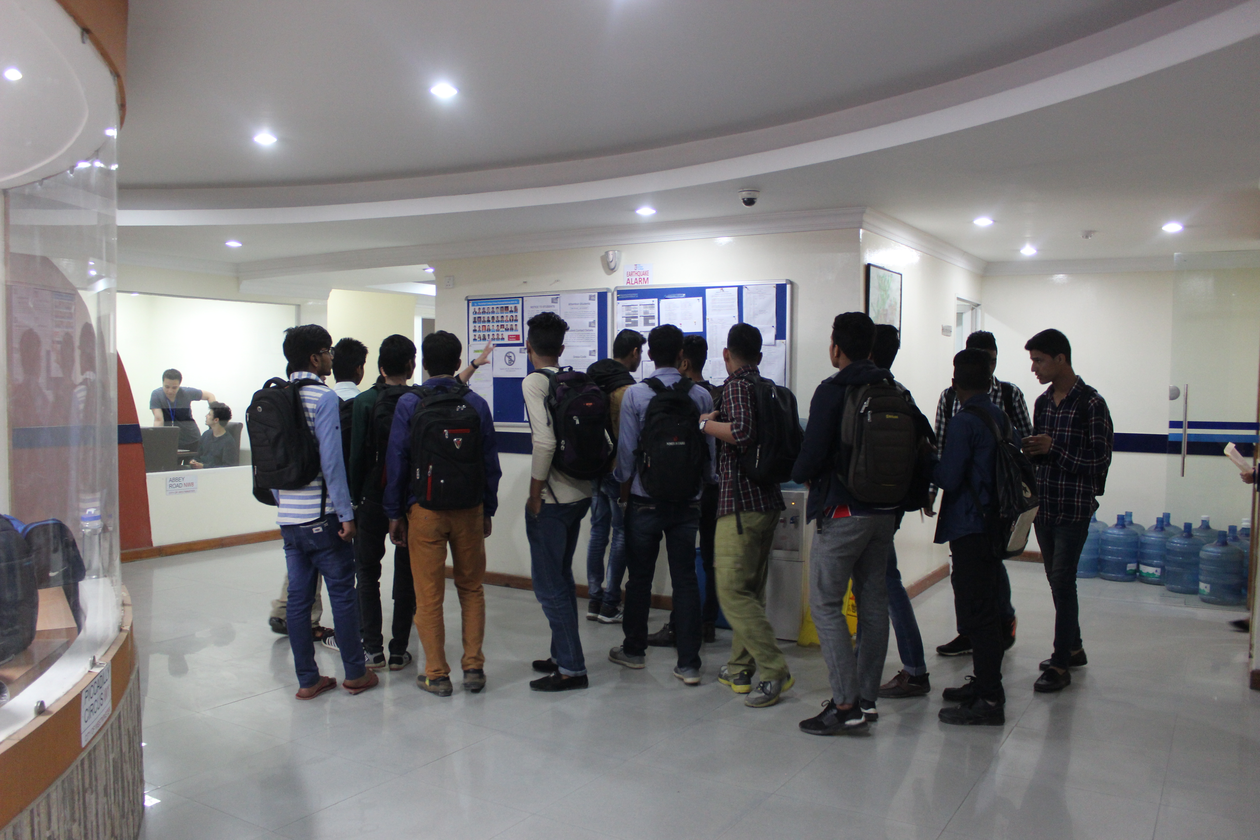 Prospective students visit British Model College