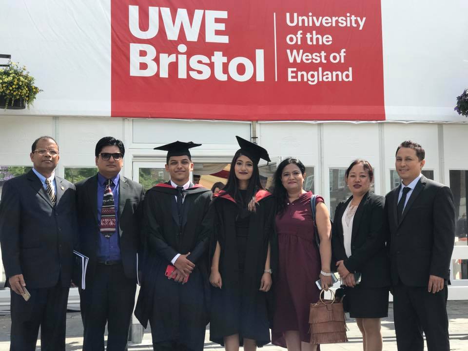 Students attend graduation at UWE, Bristol