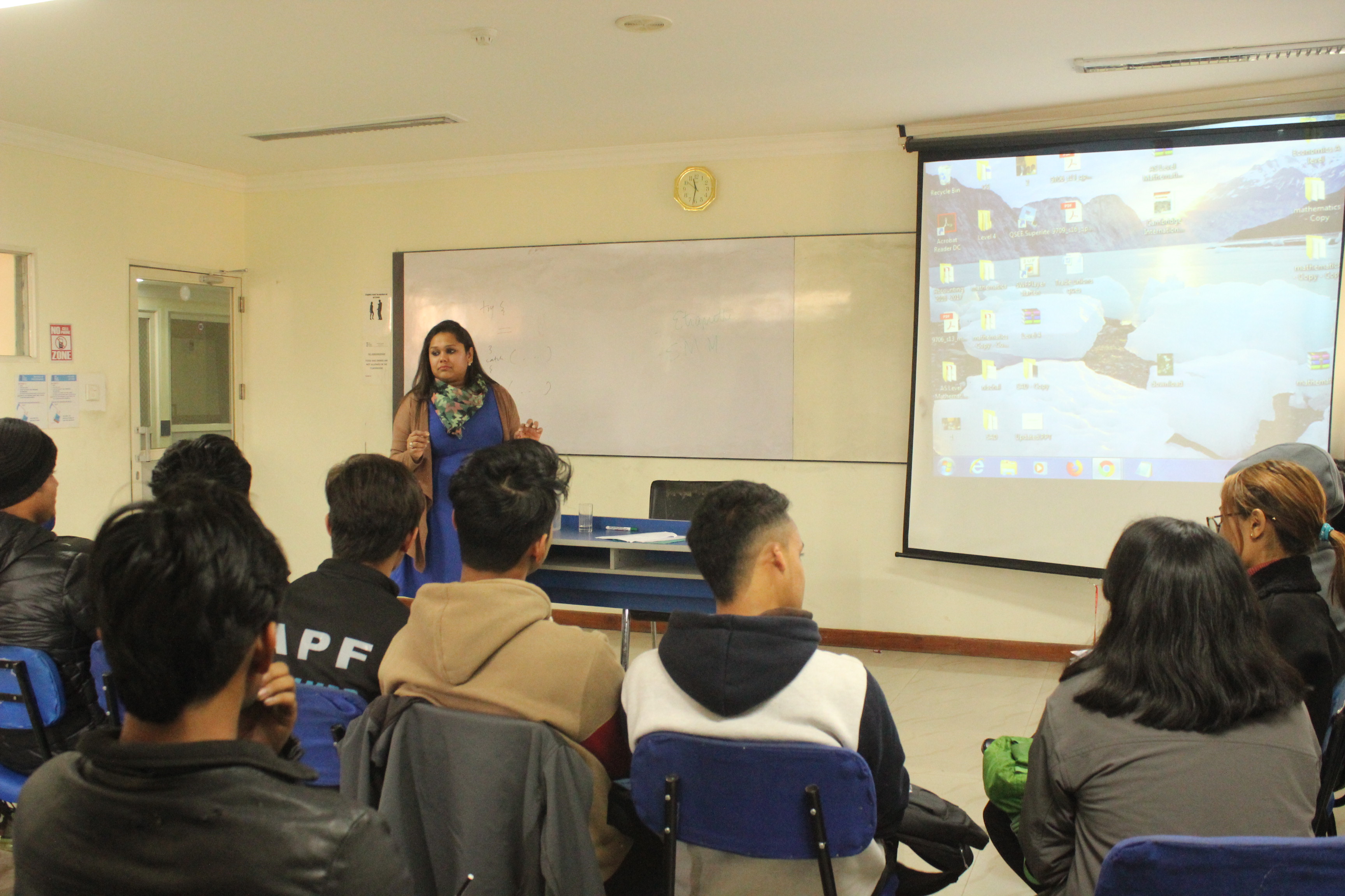 Personality Development Session for Level 3 Students.