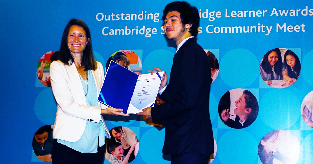 Cambridge Outstanding Learner Awards to British Model College