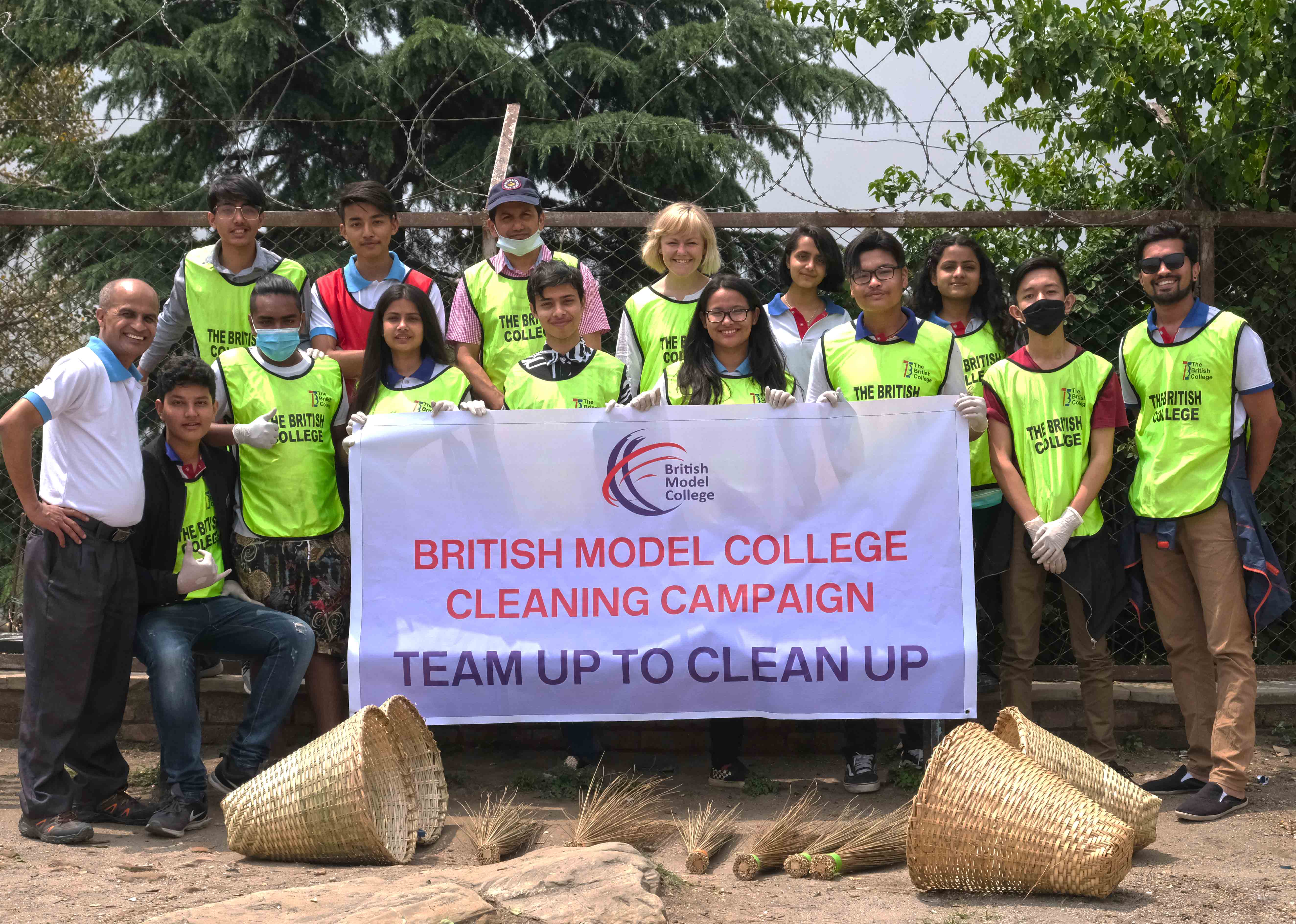 British Model College Continues the Clean-Up Campaign 