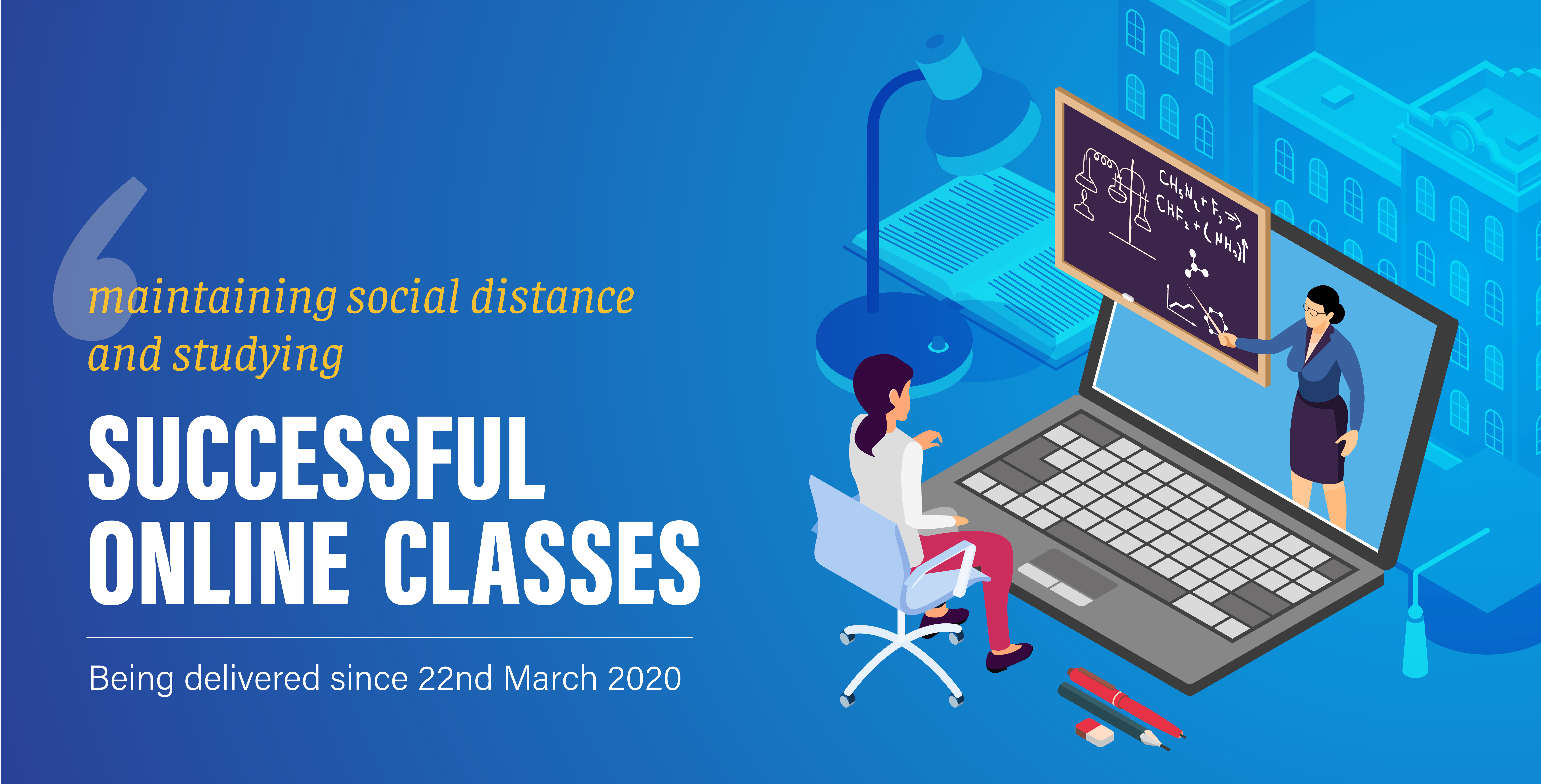 Online Classes Being Conducted at The British College 