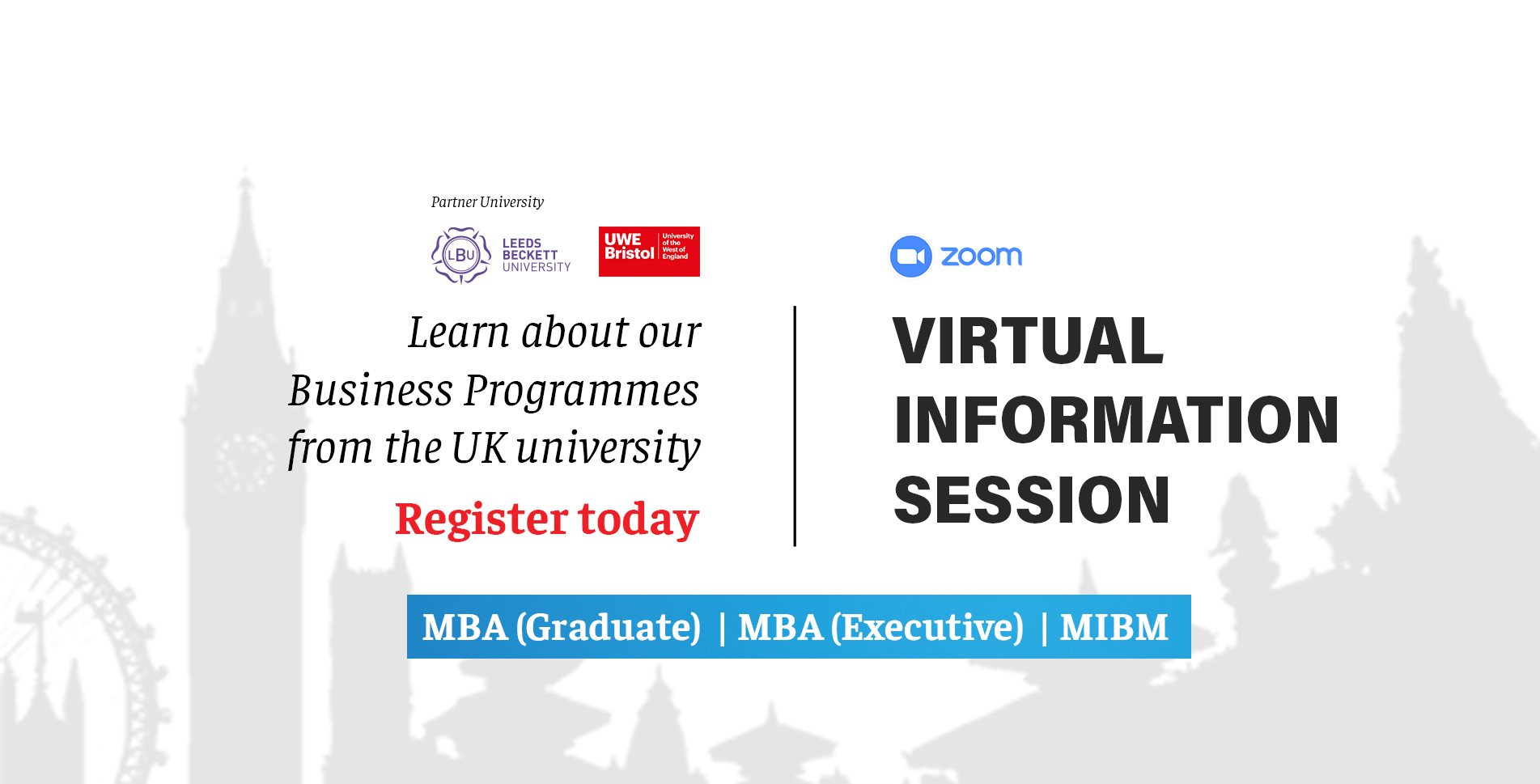 The British College MBA - Virtual Information Session