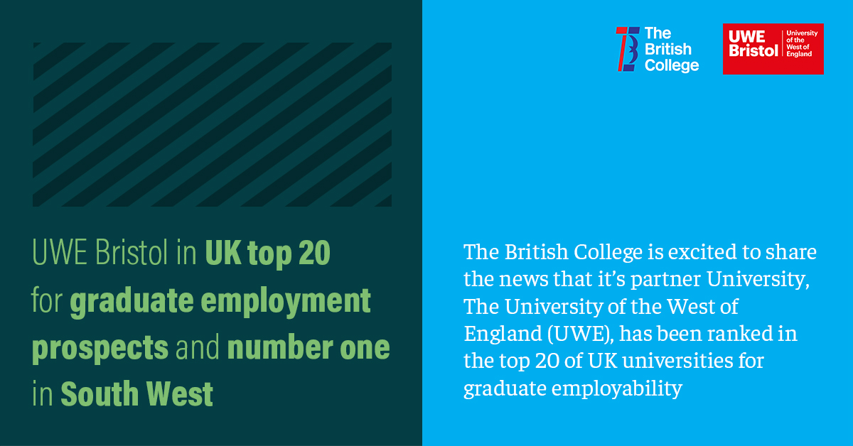 The British College’s Partner - Top 20 in the UK 