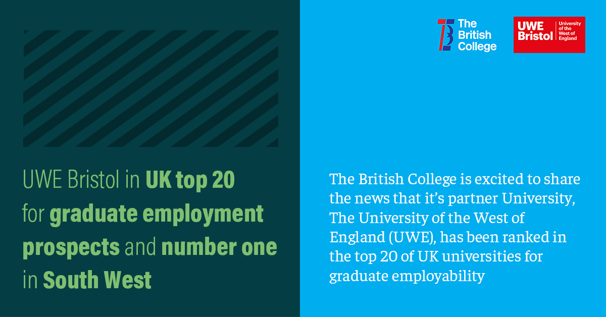 The British College’s Partner - Top 20 in the UK