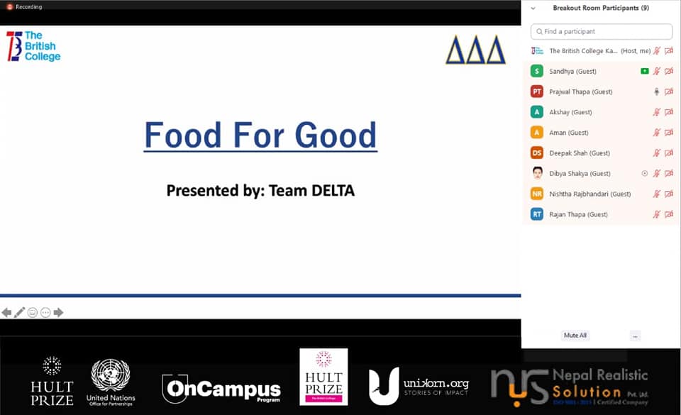 Hult Prize at TBC Idea Sharing Session - Post Event Reflection