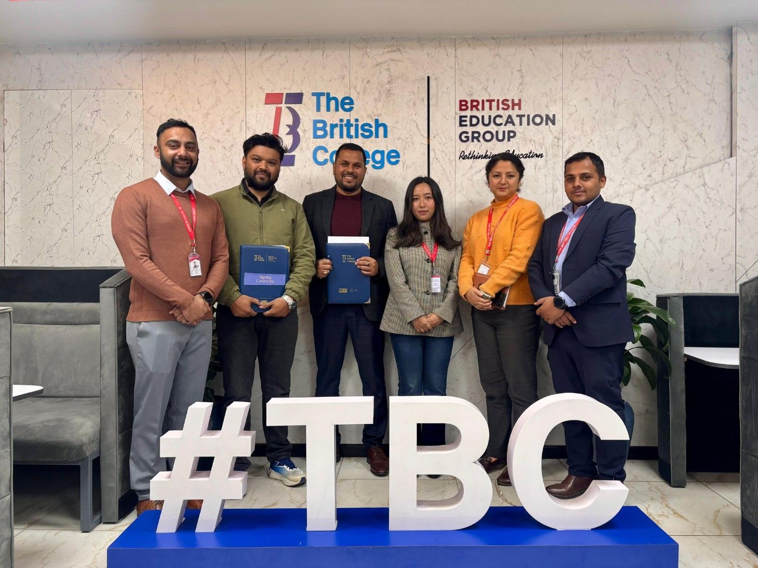 MoU Signing Ceremony between The British College and MV Dugar Group