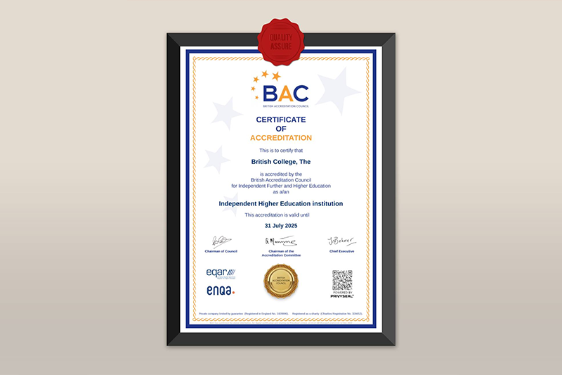 BAC Certificate