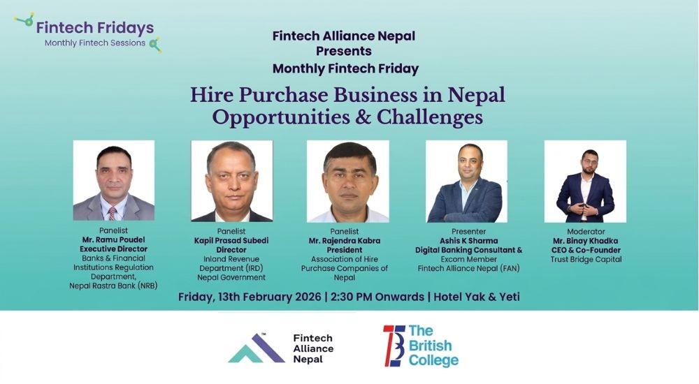 Fintech Alliance Nepal in Collaboration with The British College Kathmandu Hosts Insightful Session on Hire Purchase Financing