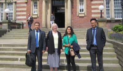 TBC student visits the Leeds Beckett University campus 