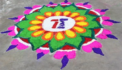 TBC organised Rangolis Competition 