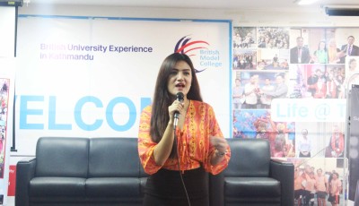 Miss Nepal International 2012 Visits The British College