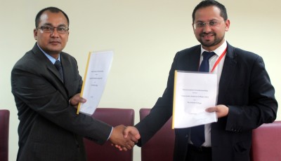 MoU between The British College and Sagarmatha National College 