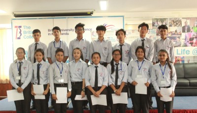 British Model College student representatives elected.