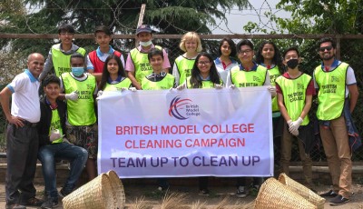 British Model College Continues the Clean-Up Campaign 