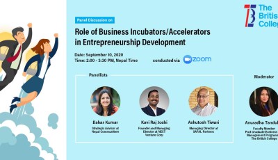 Role of Business Incubators in Entrepreneurship Development Reflection