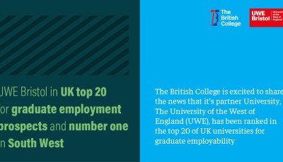 The British College’s Partner - Top 20 in the UK 