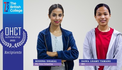 TBC Awards Two Students with The OHCT Scholarship for The Academic Year 2021/22