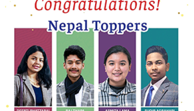 Four BMC Students Become Nepal Toppers