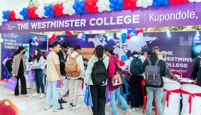 Education Fair Westminster College Stall